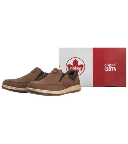 Rieker Brązowe 17368-25 Brown (RI225-a) batai