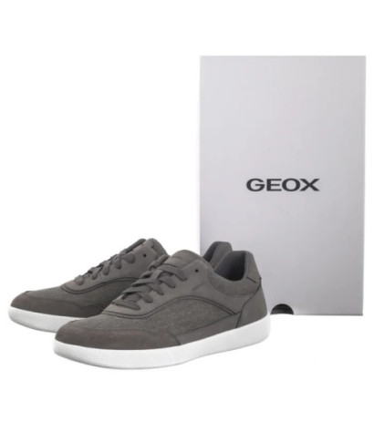 Geox U Rieti A - Canvas+Nbk Synt.Le Dk.Grey U5570A 010EK C9002 (GE210-a) sporta apavi