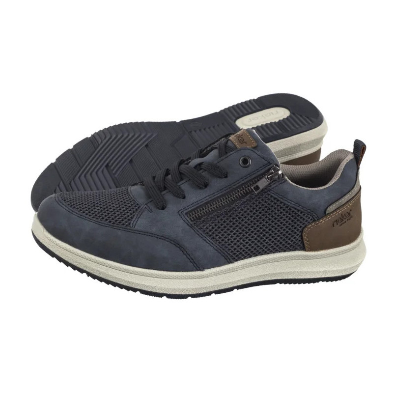 Rieker Granatowe 16901-14 Blue (RI236-a) batai