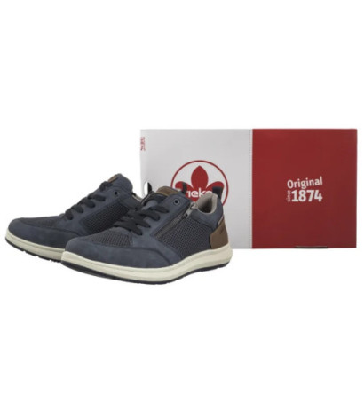 Rieker Granatowe 16901-14 Blue (RI236-a) kingad