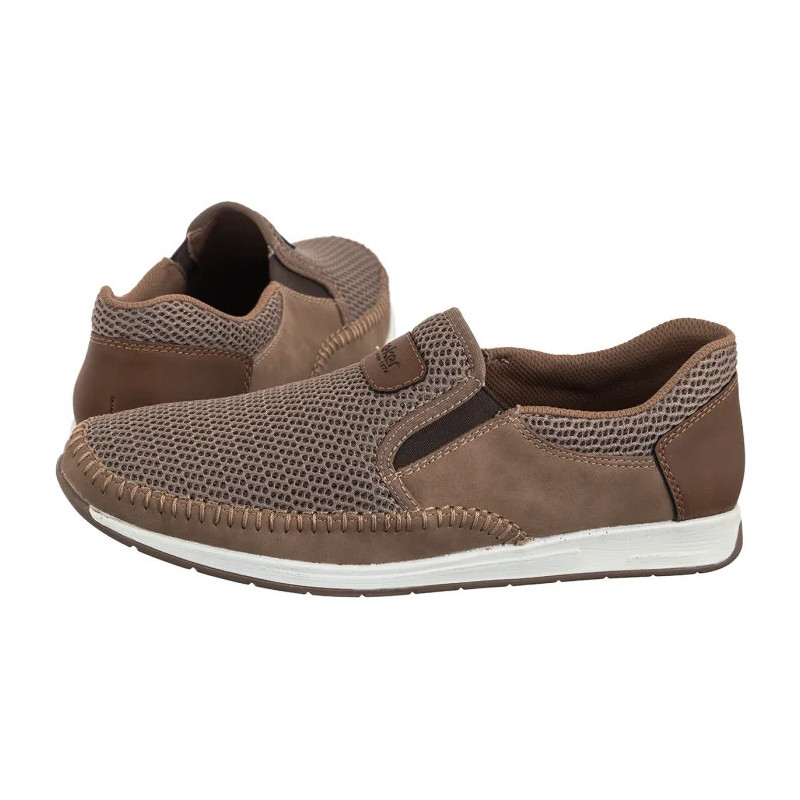 Rieker Beżowe 11954-64 Beige (RI242-a) batai