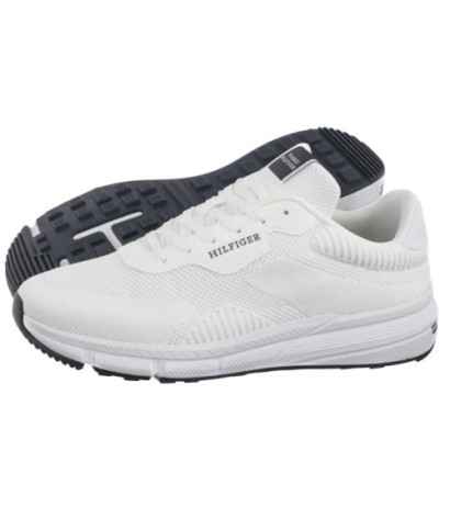 Tommy Hilfiger Lightweight Rwb Knit White FM0FM05423 YBS (TH1262-b) sporta apavi