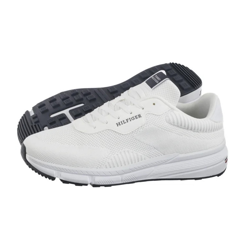 Tommy Hilfiger Lightweight Rwb Knit White FM0FM05423 YBS (TH1262-b) sportiniai bateliai