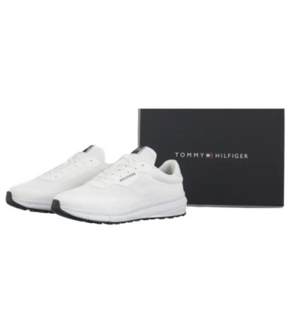 Tommy Hilfiger Lightweight Rwb Knit White FM0FM05423 YBS (TH1262-b) sportiniai bateliai