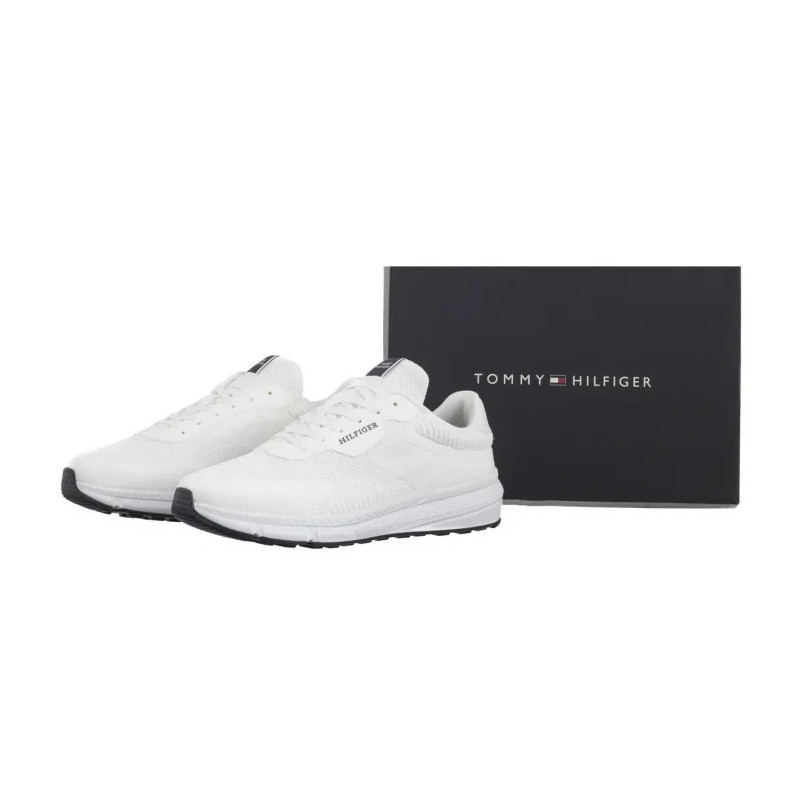 Tommy Hilfiger Lightweight Rwb Knit White FM0FM05423 YBS (TH1262-b) sports shoes