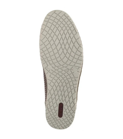 Rieker Brązowe Ażurowe B5214-24 Brown (RI247-a) batai