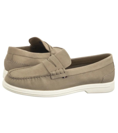 Tommy Hilfiger Tommy Hilfiger Nubuck P Loafer Beige FM0FM05350 AEG (TH1312-a) batai