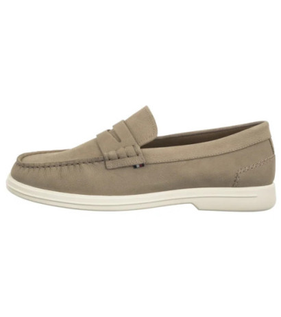 Tommy Hilfiger Tommy Hilfiger Nubuck P Loafer Beige FM0FM05350 AEG (TH1312-a) batai