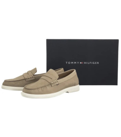 Tommy Hilfiger Tommy Hilfiger Nubuck P Loafer Beige FM0FM05350 AEG (TH1312-a) batai