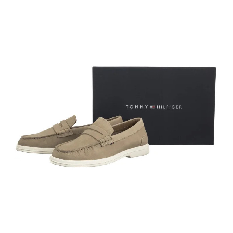 Tommy Hilfiger Tommy Hilfiger Nubuck P Loafer Beige FM0FM05350 AEG (TH1312-a) batai