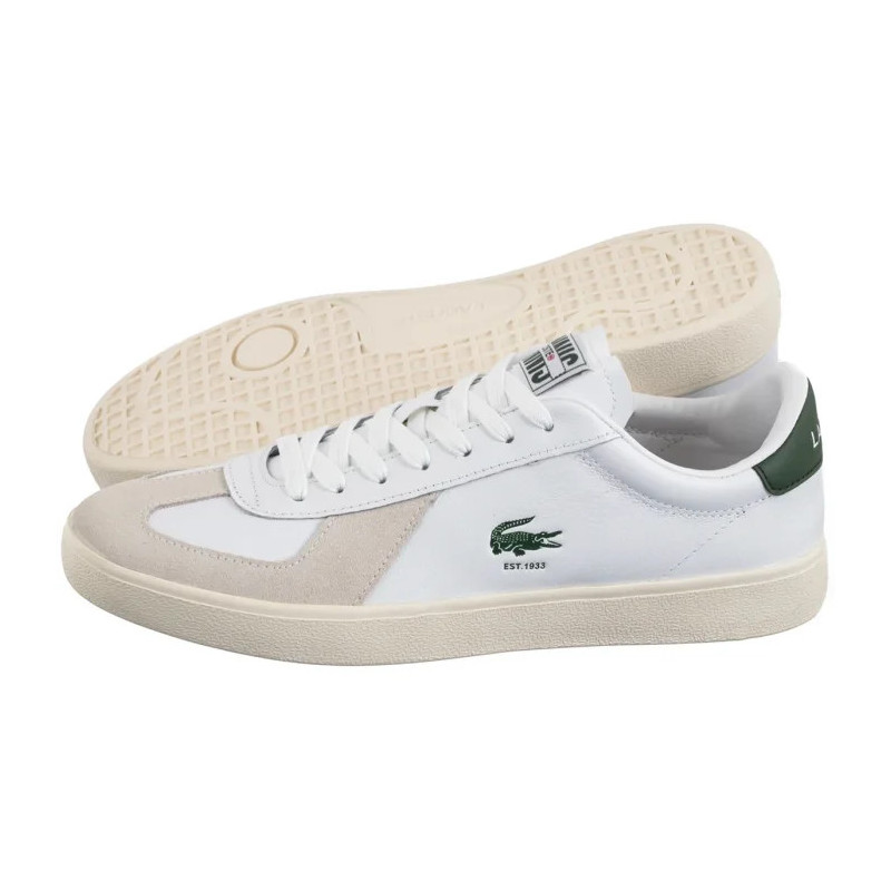 Lacoste Baseshot Pro 125 3 SMA Wht/Off Wht 749SMA006365T (LC447-a) sporta apavi