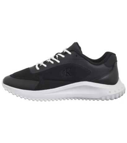 Calvin Klein Eva Runner Low Mesh Mix Ck Black/Bright White YM0YM01185 0GM (CK649-a) sporta apavi