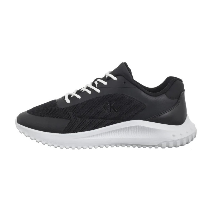 Calvin Klein Eva Runner Low Mesh Mix Ck Black/Bright White YM0YM01185 0GM (CK649-a) sporta apavi