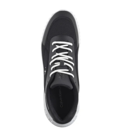 Calvin Klein Eva Runner Low Mesh Mix Ck Black/Bright White YM0YM01185 0GM (CK649-a) sporta apavi