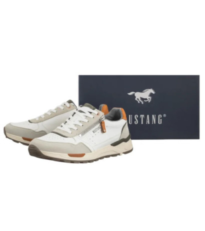 Mustang Białe 4186-307-223 (MU571-a) apavi