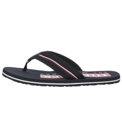 Tommy Hilfiger Corporate Hilfiger Beach Sandal Desert Sky FM0FM05436 DW5 (TH1321-a) apavi