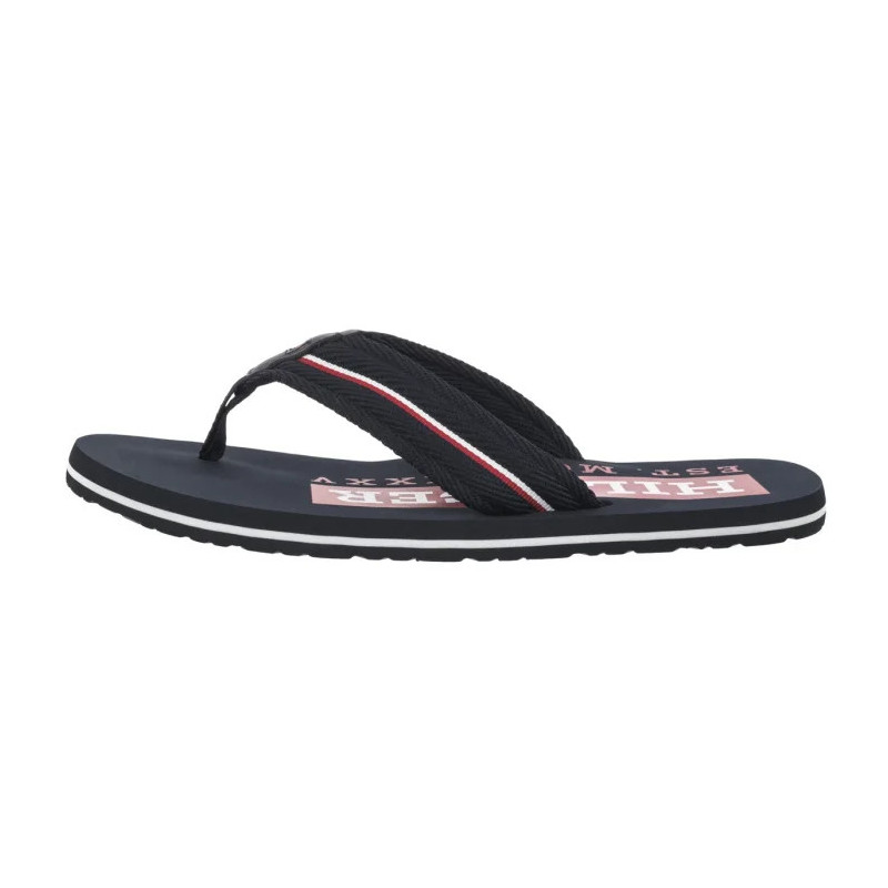 Tommy Hilfiger Corporate Hilfiger Beach Sandal Desert Sky FM0FM05436 DW5 (TH1321-a) apavi