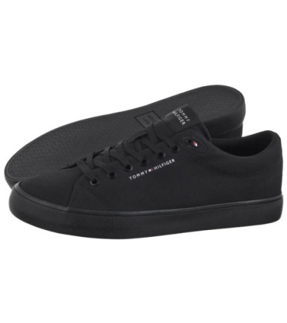 Tommy Hilfiger TH Hi Vulc Low Core Canvas Black FM0FM05396 BDS (TH1319-b) čības