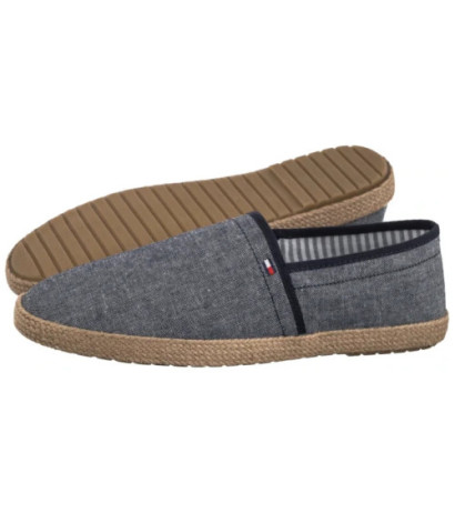 Tommy Hilfiger Hilfiger Chambray Espadrille Desert Sky FM0FM05391 DW5 (TH1332-a) tossud