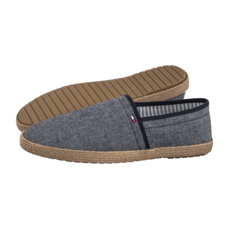 Tommy Hilfiger Hilfiger Chambray Espadrille Desert Sky FM0FM05391 DW5 (TH1332-a) tossud