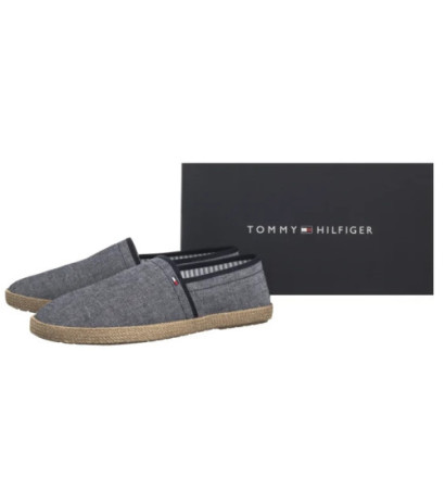Tommy Hilfiger Hilfiger Chambray Espadrille Desert Sky FM0FM05391 DW5 (TH1332-a) tossud