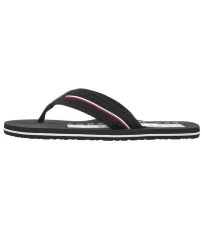Tommy Hilfiger Corporate Hilfiger Beach Sandal Black FM0FM05436 BDS (TH1321-b) apavi