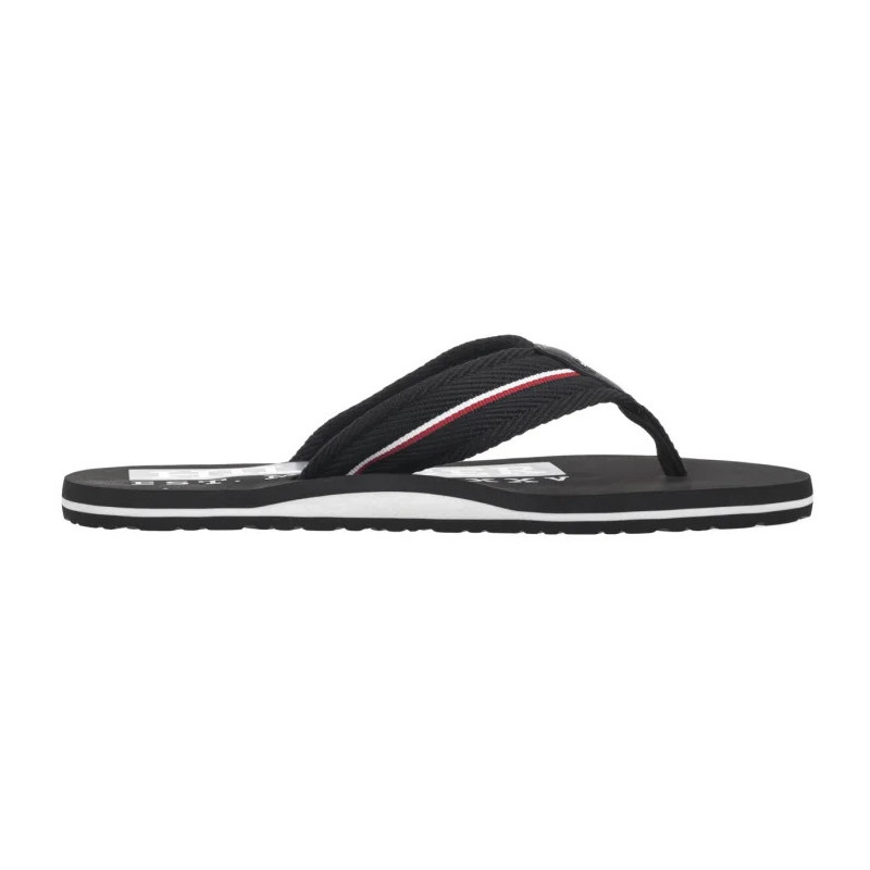 Tommy Hilfiger Corporate Hilfiger Beach Sandal Black FM0FM05436 BDS (TH1321-b) batai