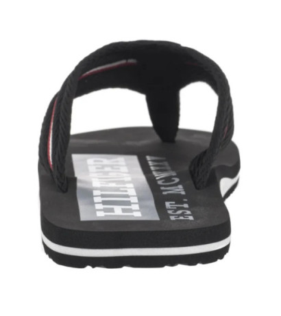 Tommy Hilfiger Corporate Hilfiger Beach Sandal Black FM0FM05436 BDS (TH1321-b) apavi
