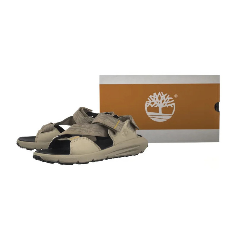 Timberland Motion Dune Backstrap Sandal Lt Brown Webbing 0A6DPP EVH (TI144-a) sandals