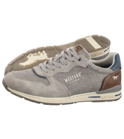 Mustang Szare 4154-319-22 (MU588-a) sports shoes