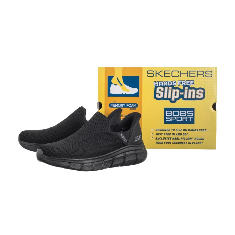 Skechers Bobs B Flex Slip-Ins Resilient Edge Black 118306/BBK (SK219-a) spordijalatsid