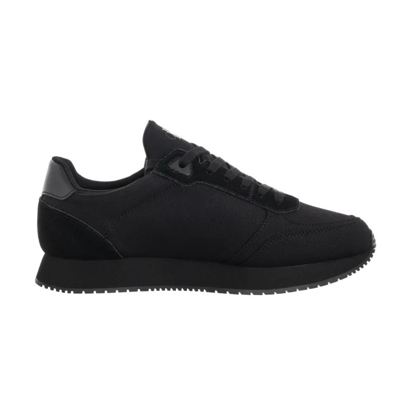 Calvin Klein Runner Sock Laceup Mg Canvas Triple Black YM0YM01217 0GJ (CK654-a) sportiniai bateliai