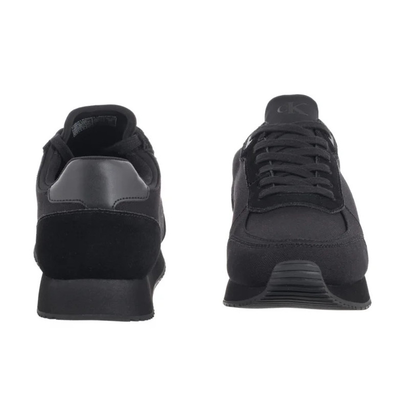Calvin Klein Runner Sock Laceup Mg Canvas Triple Black YM0YM01217 0GJ (CK654-a) sportiniai bateliai