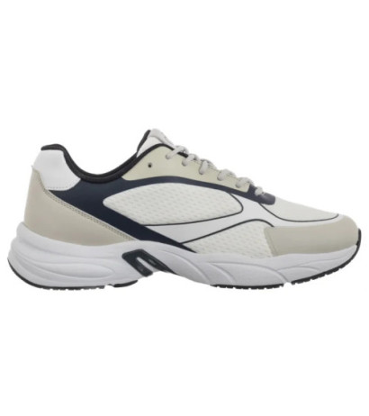 Calvin Klein Retro Tennis Low Knit Mix Bright White/Calvin Navy/Silver B YM0YM01310 0LD (CK655-a) sports shoes