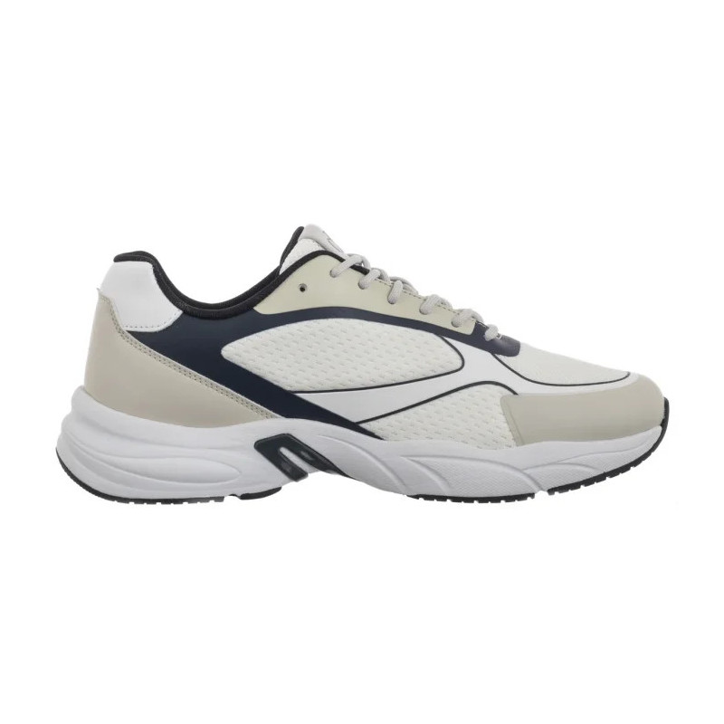 Calvin Klein Retro Tennis Low Knit Mix Bright White/Calvin Navy/Silver B YM0YM01310 0LD (CK655-a) sports shoes