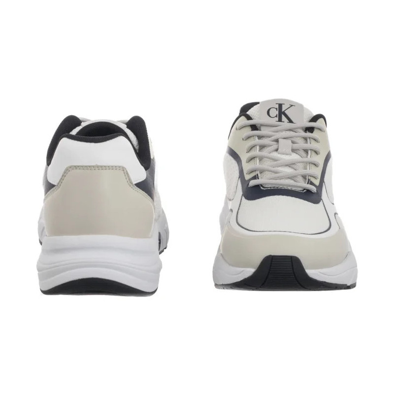 Calvin Klein Retro Tennis Low Knit Mix Bright White/Calvin Navy/Silver B YM0YM01310 0LD (CK655-a) sporta apavi