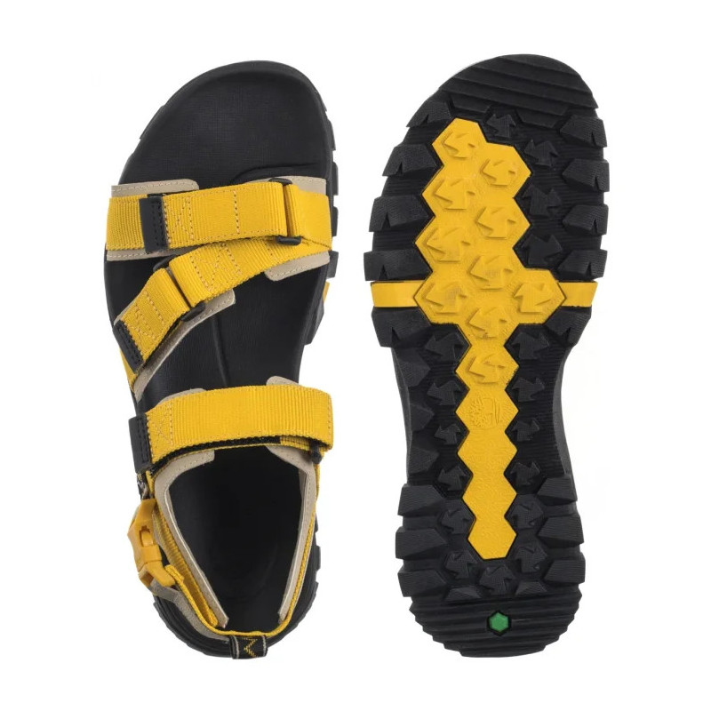 Timberland Garrison Trail Backstrap Sandal Medium Yellow Webbin 0A6DXT ETU (TI146-a) sandales