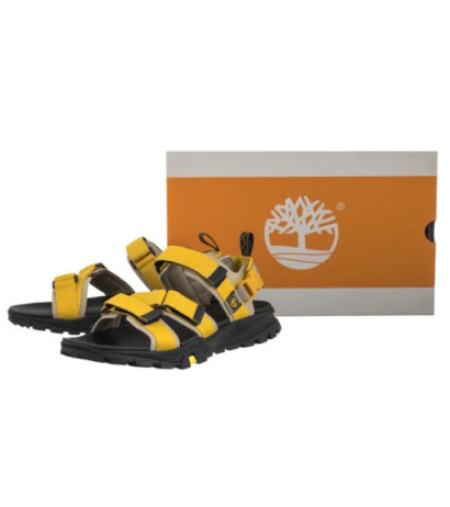 Timberland Garrison Trail Backstrap Sandal Medium Yellow Webbin 0A6DXT ETU (TI146-a) sandals