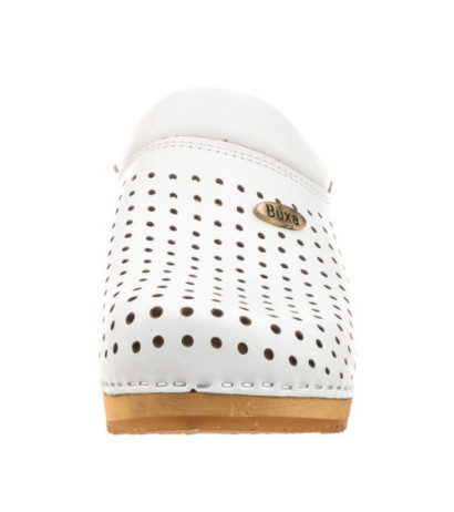 Buxa Supercomfort Białe F11 (BX2-b) Women's Shoes/Flip Flops