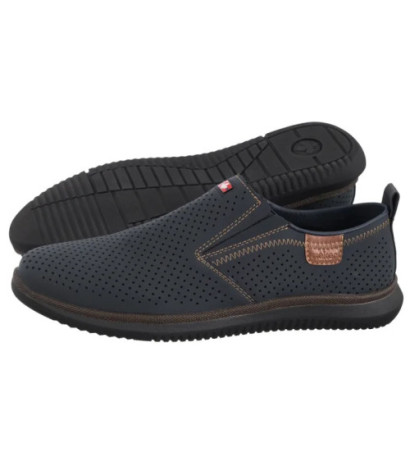 Rieker Granatowe 10452-14 Blue (RI269-a) batai