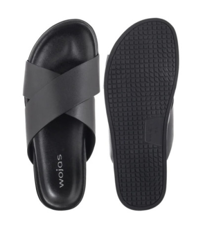 Wojas Czarne 32010-51 (WO289-a) slippers