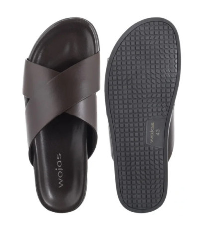 Wojas Brązowe 32010-52 (WO289-b) slippers
