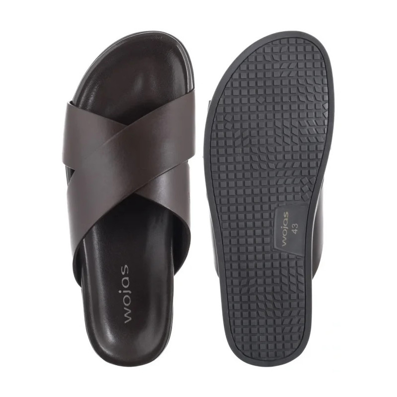 Wojas Brązowe 32010-52 (WO289-b) slippers