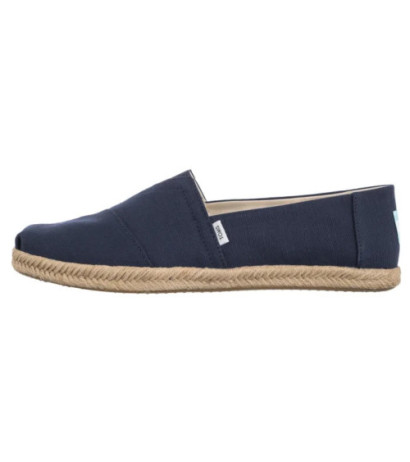 Toms Alpargata Rope Navy Recycled Cotton Slubby Woven 10019912 (TS49-a) shoes