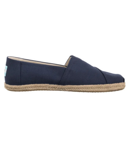 Toms Alpargata Rope Navy Recycled Cotton Slubby Woven 10019912 (TS49-a) shoes