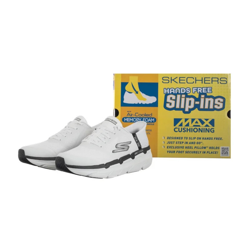 Skechers Max Cushioning Slip-Ins Premier Ascendant White Black 220313/WBK (SK224-a) sporta apavi