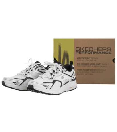 Skechers Go Run Consistent White Black 220034/WBK (SK227-a) sports shoes