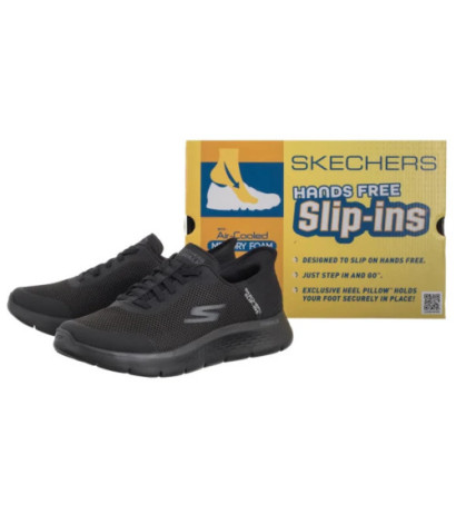 Skechers Go Walk Flex - Hands Up Black 216324/BBK (SK230-a) sports shoes