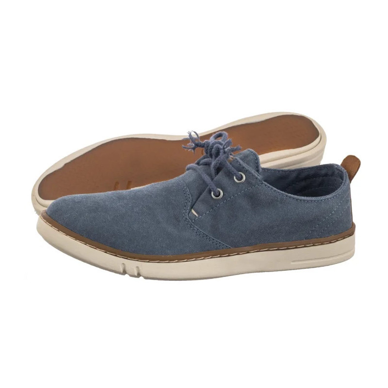 Timberland Hookset Low Lace Sneaker Dark Blue Canvas 0A6CNJ EP4  (TI151-a) kingad