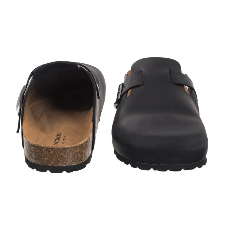 Wojas Czarne 32021-91 (WO304-a) slippers